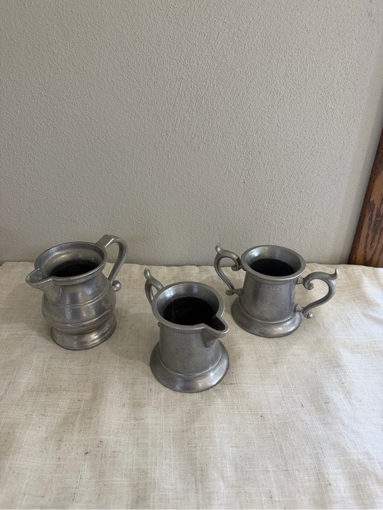 Other - RWP Vintage Pewter Creamer and Sugar Set - Gray